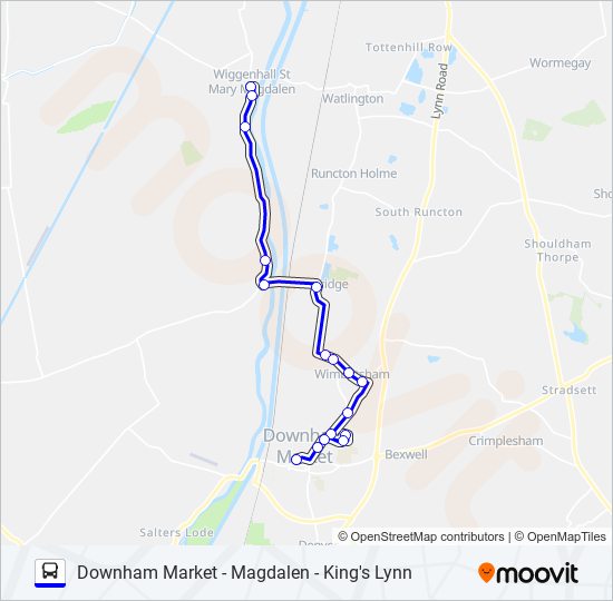 47|GO TO TOWN bus Line Map