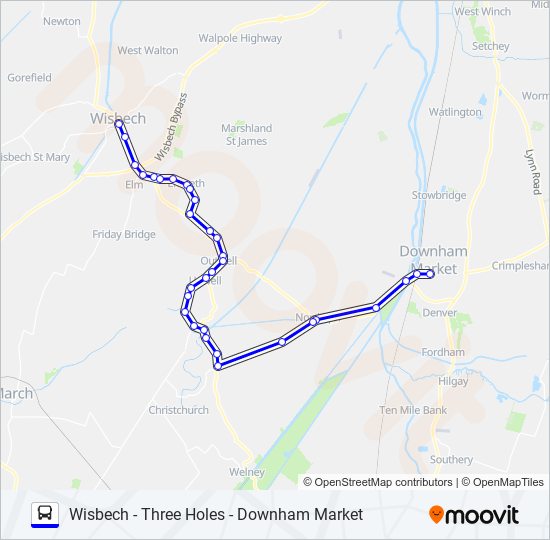 60|GO TO TOWN Bus Line Map