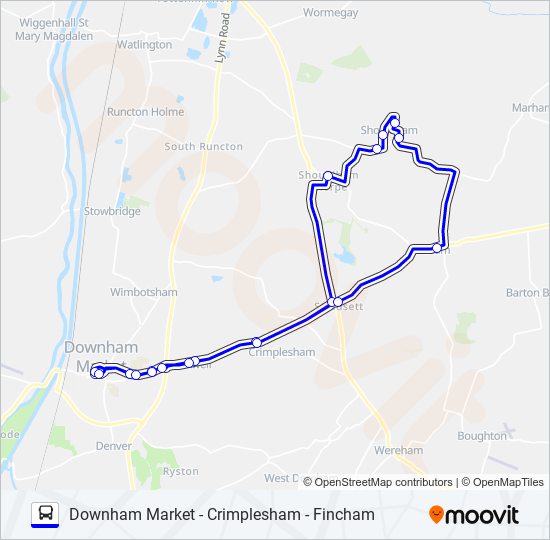 62|GO TO TOWN bus Line Map