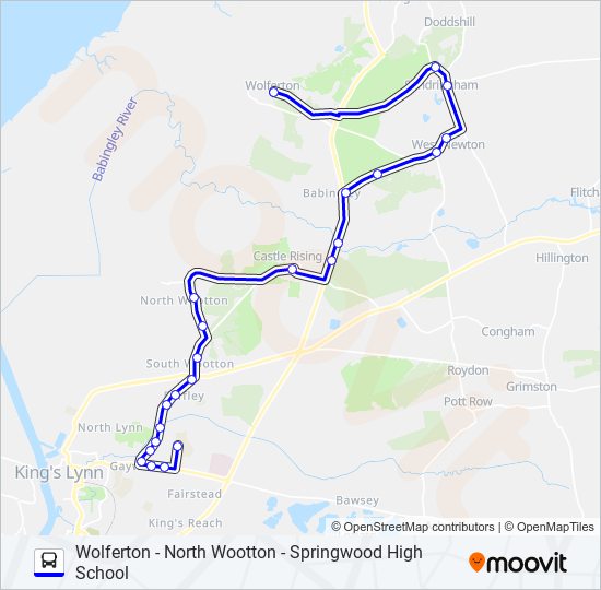 413|GO TO TOWN bus Line Map