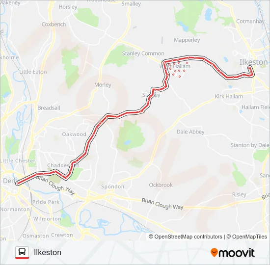 32 Bus Line Map