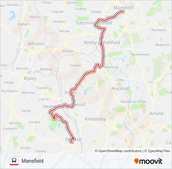 33 Bus Line Map