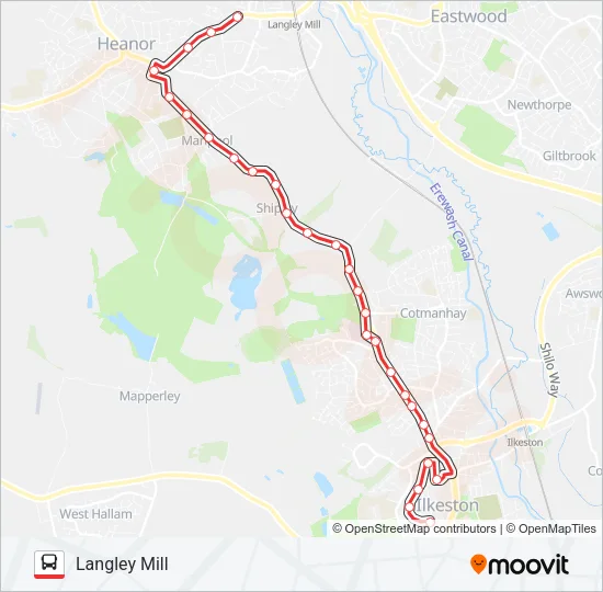 33 Bus Line Map