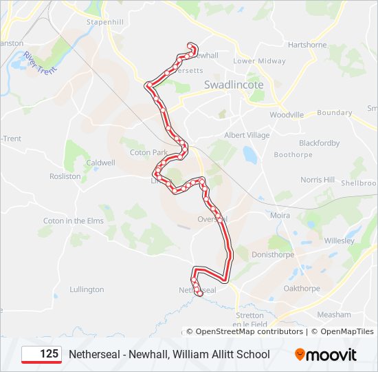125 Route Schedules, Stops & Maps Newhall (Updated)