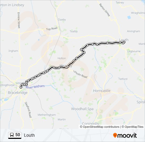 50 Route Schedules, Stops & Maps