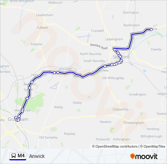 M4  Line Map