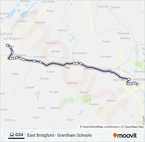 GS4 Bus Line Map
