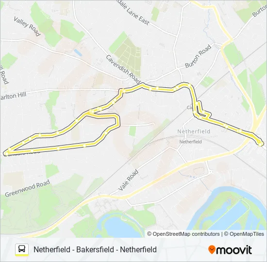 773|NOTTSBUS CONNECT Bus Line Map
