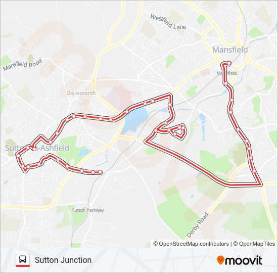 90 Bus Line Map