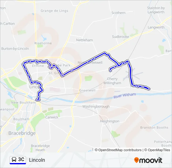 3C  Line Map