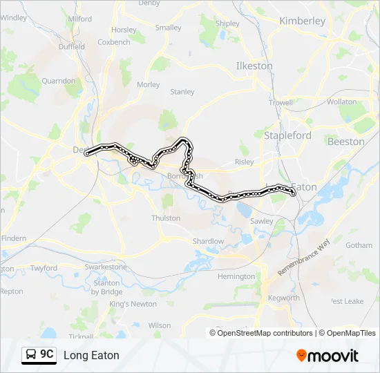 9C  Line Map