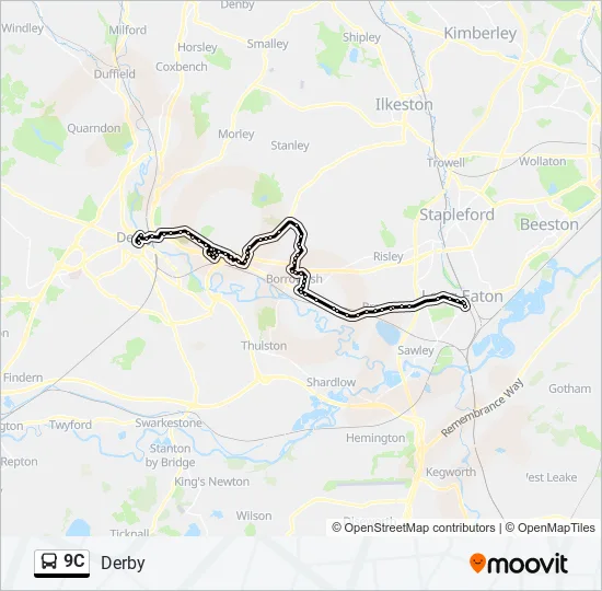 9C  Line Map
