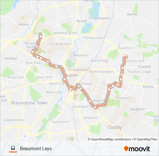 HH|HOSPITAL HOPPER Bus Line Map