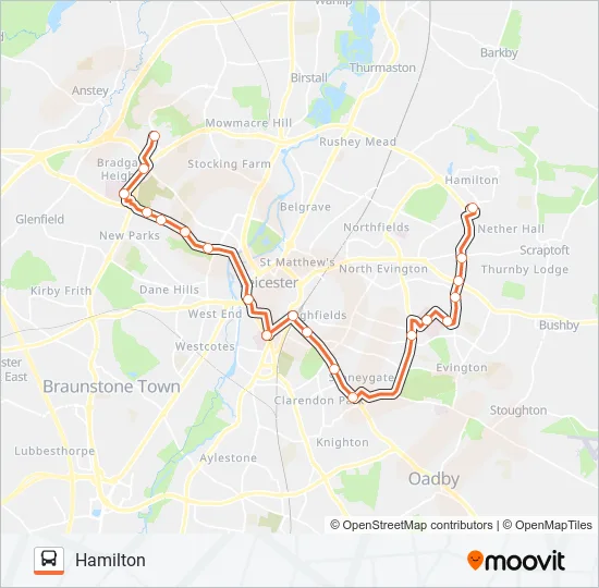 HH|HOSPITAL HOPPER Bus Line Map