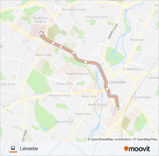 HH|HOSPITAL HOPPER Bus Line Map