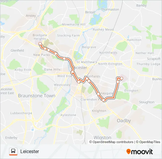 HH|HOSPITAL HOPPER Bus Line Map