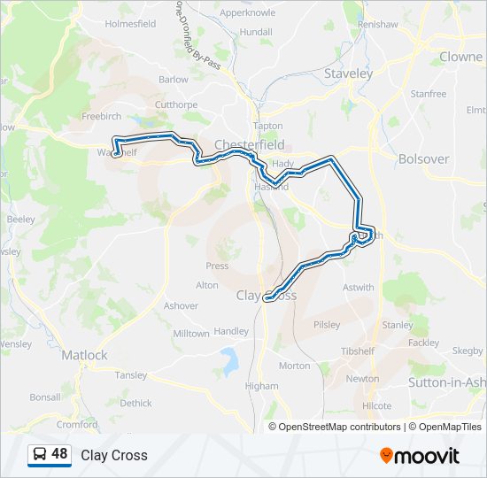 48 Bus Line Map