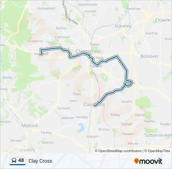 48 Bus Line Map