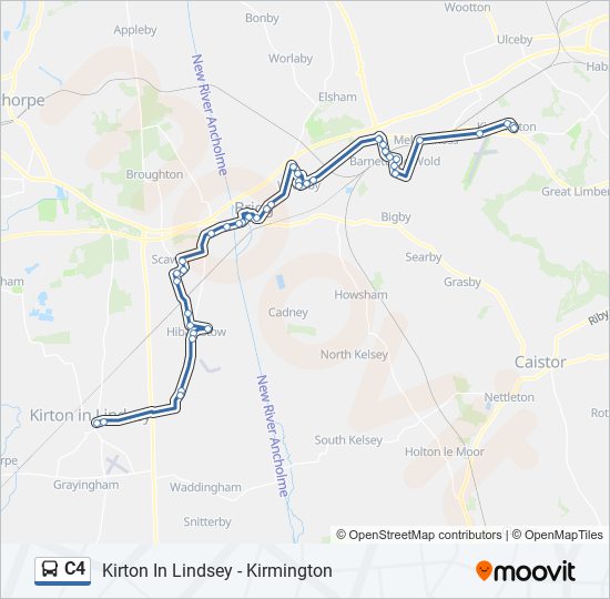 c4 Route Schedules, Stops & Maps Kirton In Lindsey (Updated)