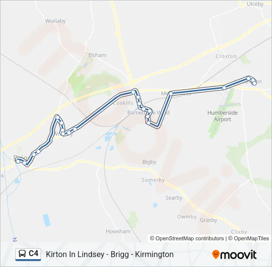 C4 Bus Line Map