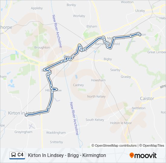 C4 Bus Line Map