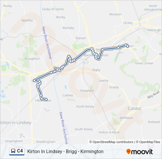 C4 Bus Line Map