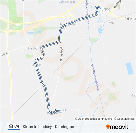 c4 Route Schedules, Stops & Maps Brigg (Updated)