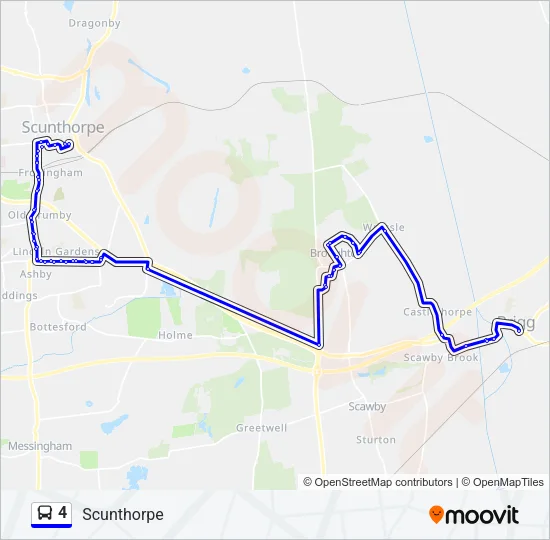 4 Bus Line Map