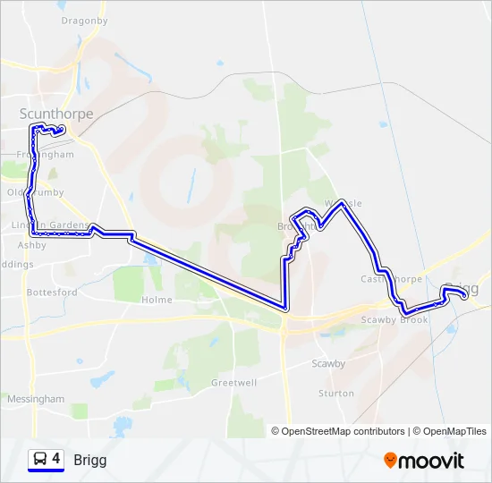 4 Bus Line Map