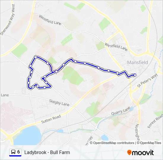 6 Bus Line Map
