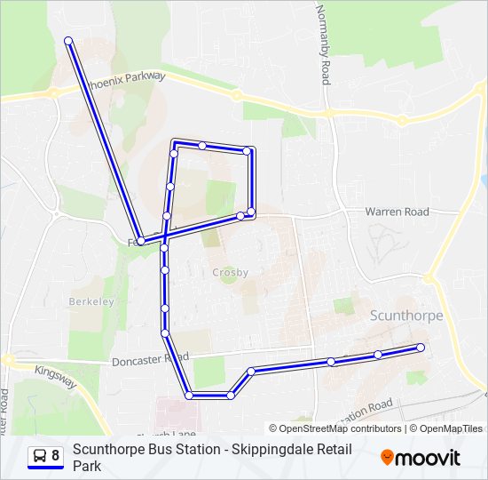 8 Route Schedules, Stops & Maps Scunthorpe (Updated)