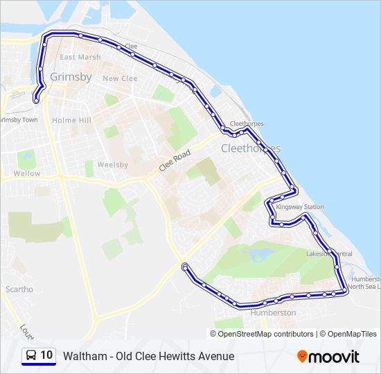 10 bus Line Map