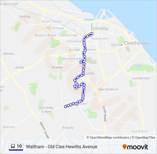 10 Bus Line Map