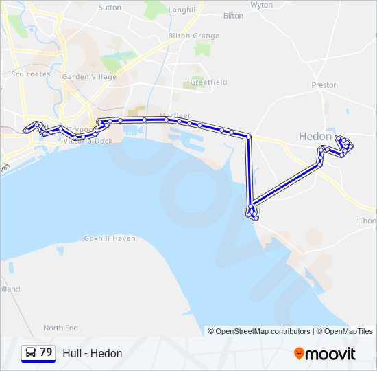79 Bus Line Map