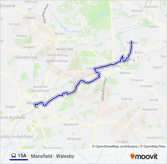 15A Bus Line Map