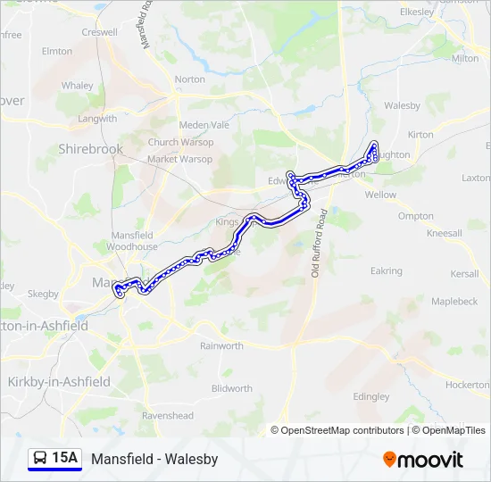 15A Bus Line Map