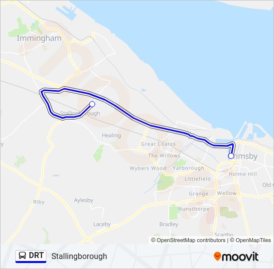 DRT Bus Line Map