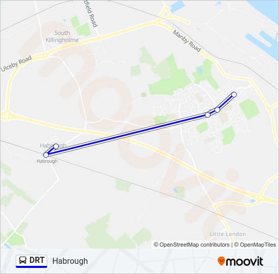 DRT Bus Line Map
