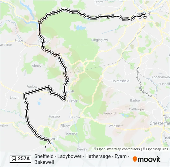 257A  Line Map