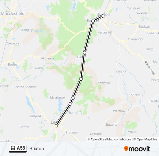 A53 bus Line Map