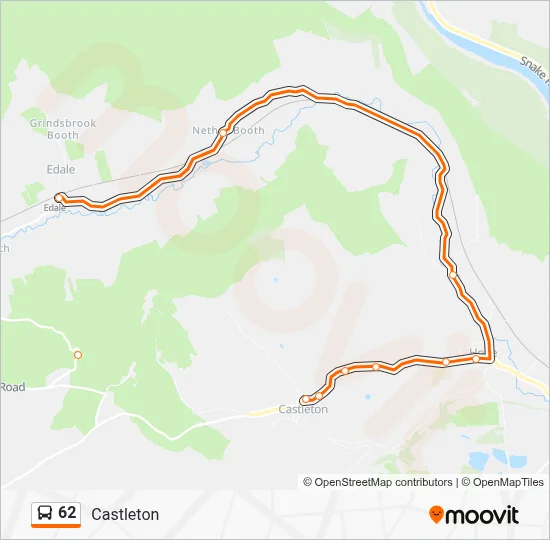 62 Route: Schedules, Stops & Maps - Castleton (Updated)