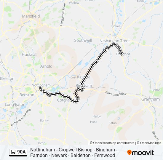 90A  Line Map