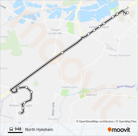 948 Bus Line Map