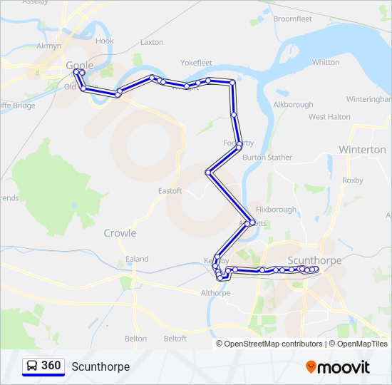 360 Bus Line Map