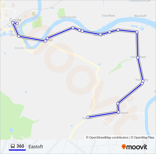 360 Bus Line Map