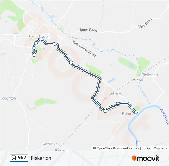 967 Bus Line Map