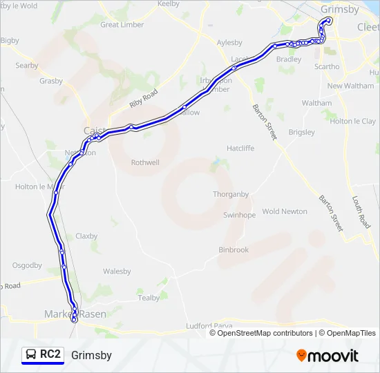 RC2 Bus Line Map