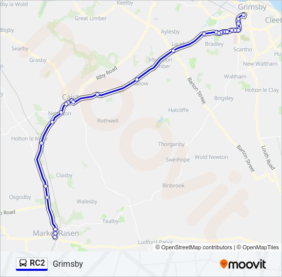 RC2 Bus Line Map