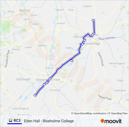 RC3 Bus Line Map
