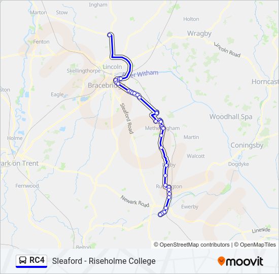 RC4 Bus Line Map